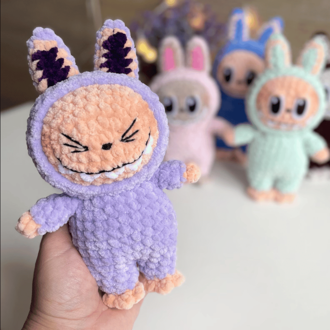 Labubu Inspired Crochet Pattern