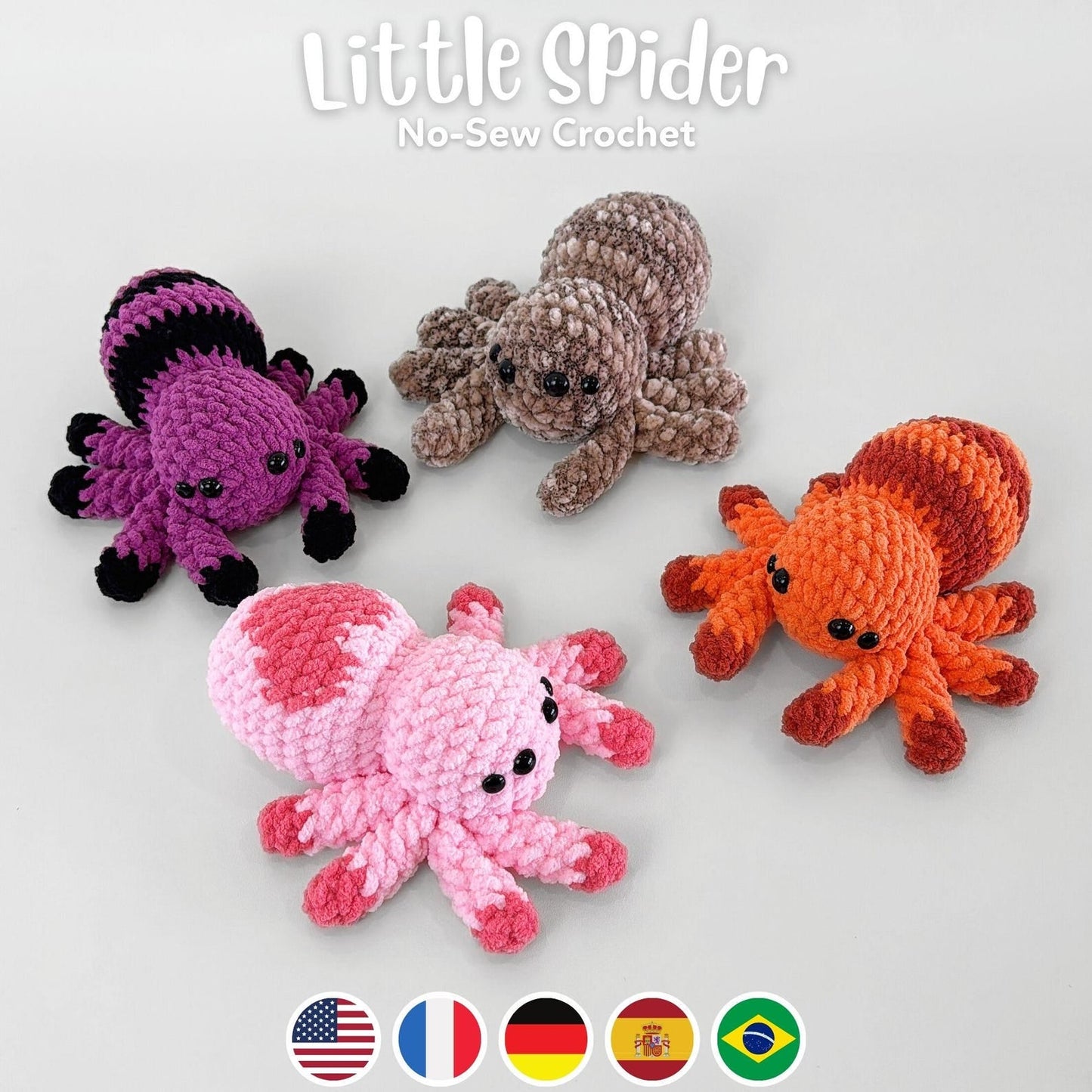 Whimsical Friends Crochet Pattern Bundle
