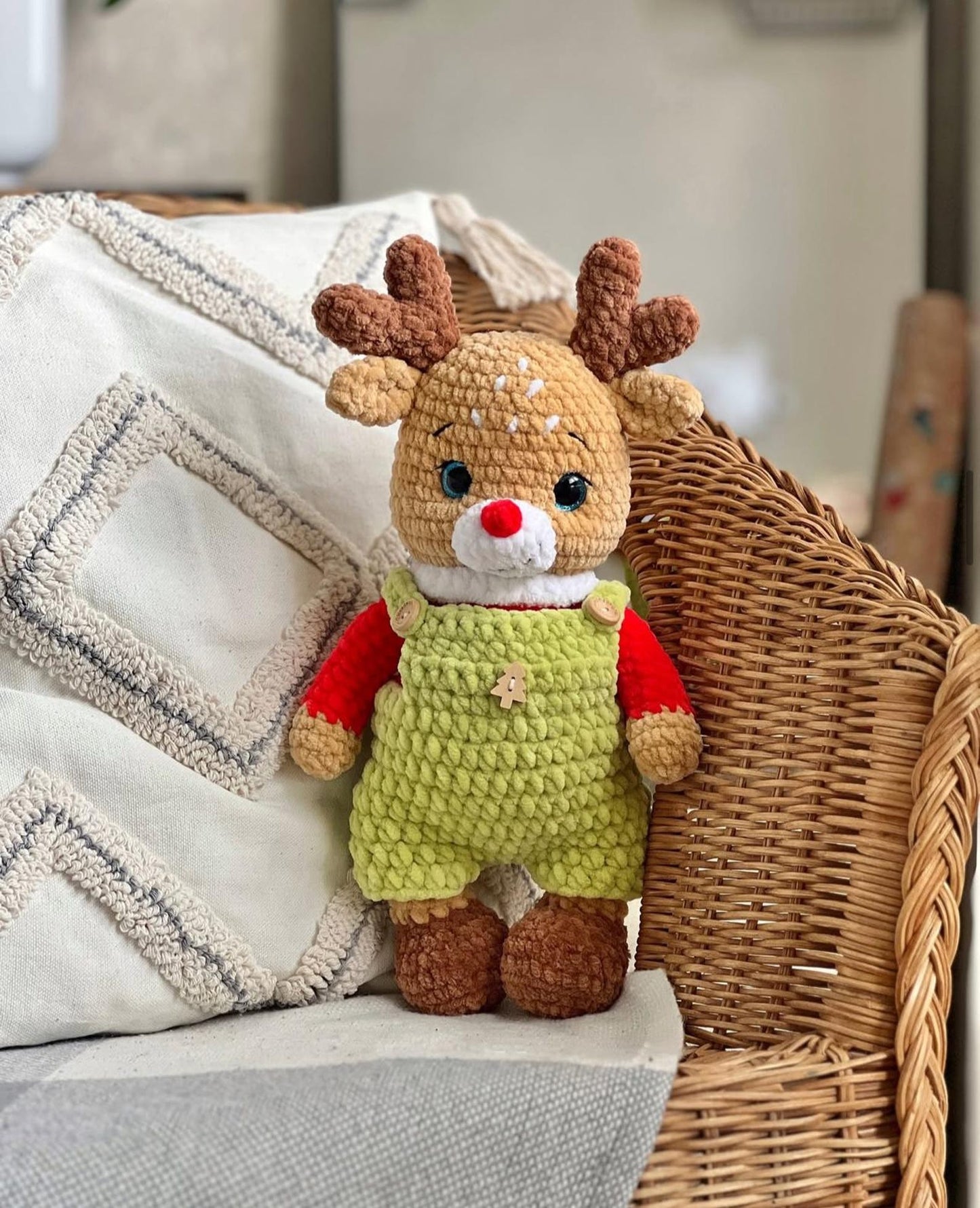 Deer Amigurumi, Christmas Crochet Pattern