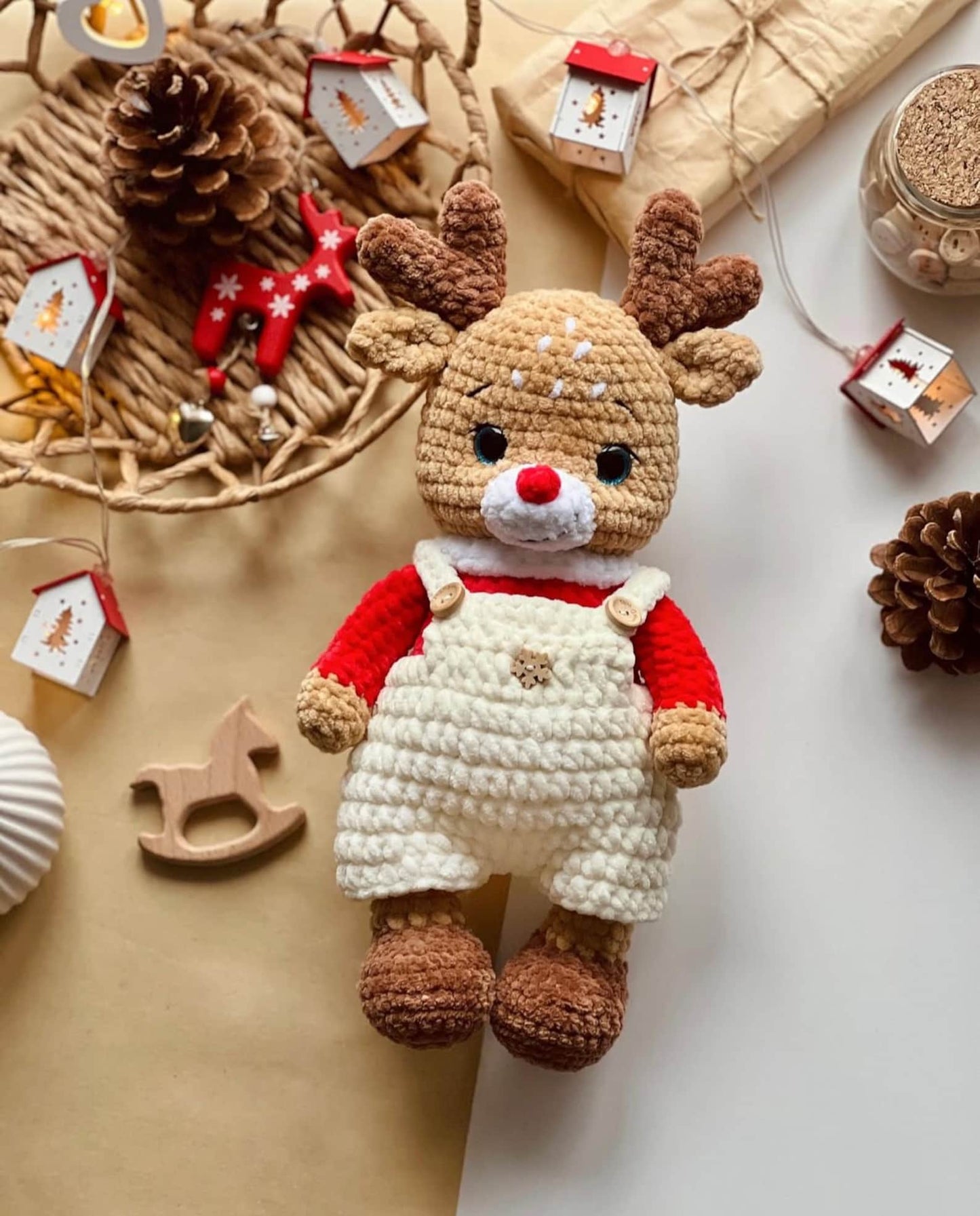 Deer Amigurumi, Christmas Crochet Pattern