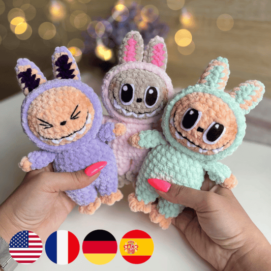 Labubu Inspired Crochet Pattern