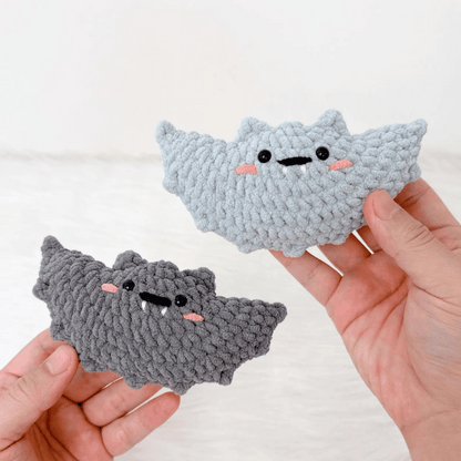 No-sew Little Bat Plushies Crochet Pattern Bundle