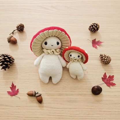 Mushroom guy - critter stitch crochet pattern