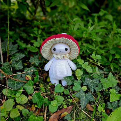Mushroom guy - critter stitch crochet pattern