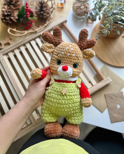 Deer Amigurumi, Christmas Crochet Pattern